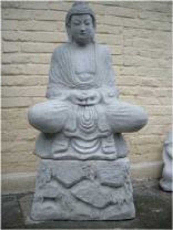 Buddhas mit Sockel